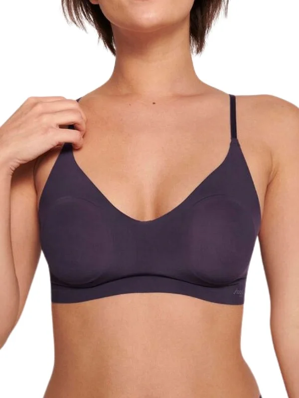 Non wired bras with remarkable features -ZERO Microfibre 2.0 Bralette - Blueberry