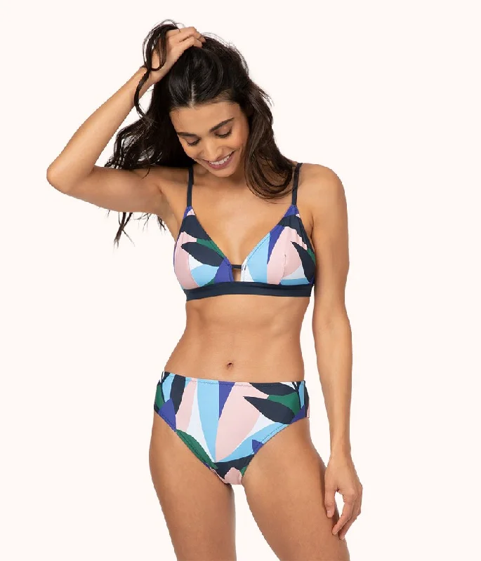 Deep V bras for limited time only -The Bralette - Print: Retro Floral