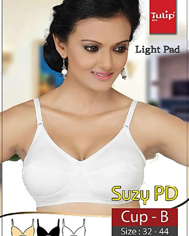 Non wired bras with expert advice -Tulip - Suzy-PD Light Padded Cotton Bra