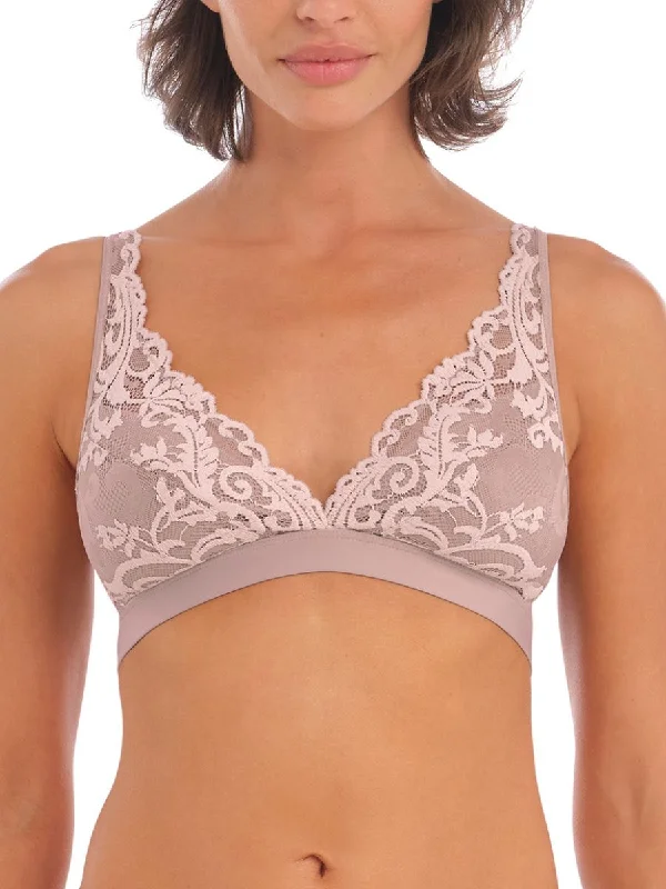 Non wired bralettes for small busts -Instant Icon Bralette - Café Au Lait