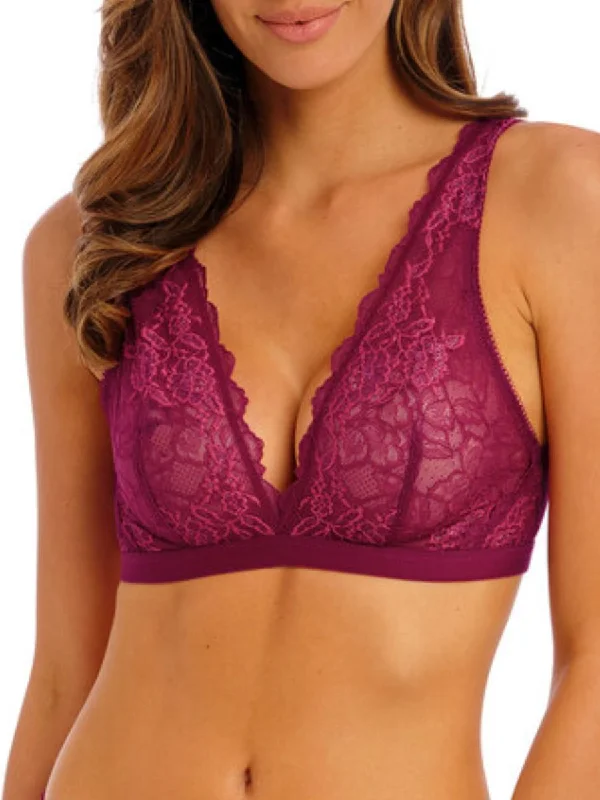Can non wired bras give you a good shape under clothes? -1Lace Perfection Non Wired Bralette - Red Plum Can non wired bras give you a good shape under clothes? -1Lace Perfection Non Wired Bralette - Red Plum