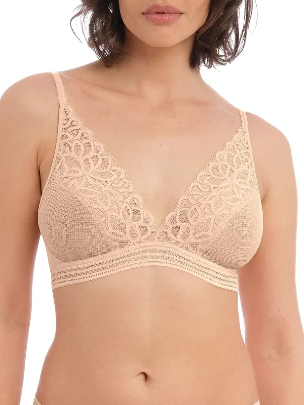 Non wired bras for sensory issues -4Raffine Bralette - Frappe