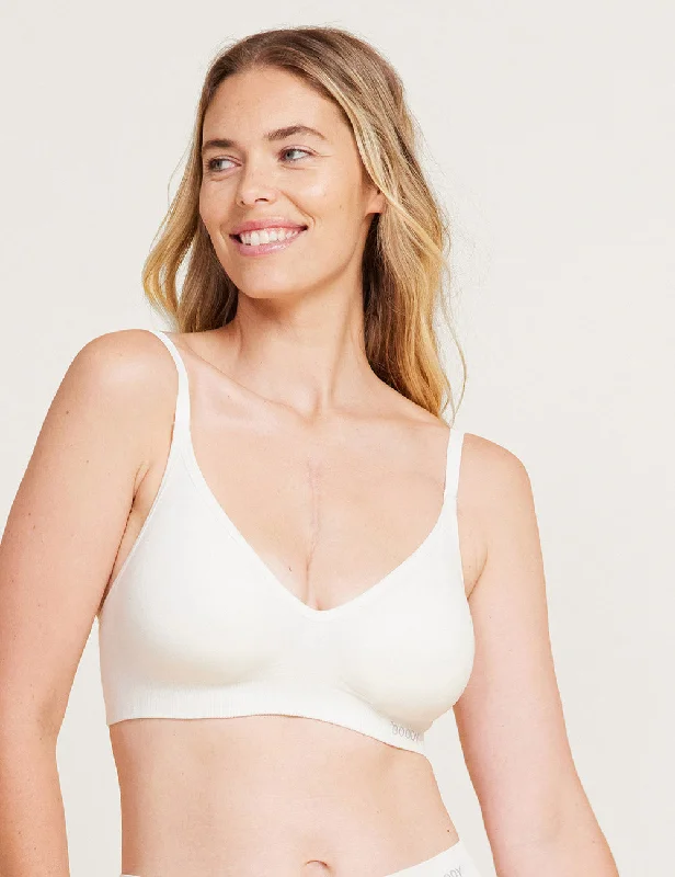 Bras made of organic cotton -Wireless T-Shirt Bra - White