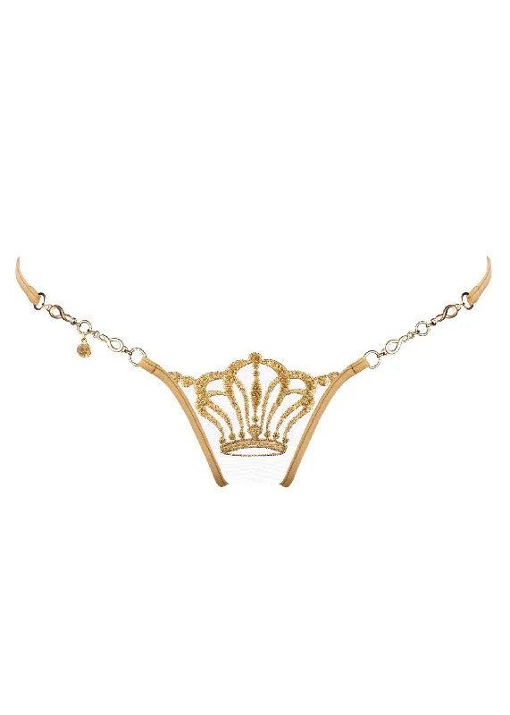 Queen of Love (Gold) Luxury G-String