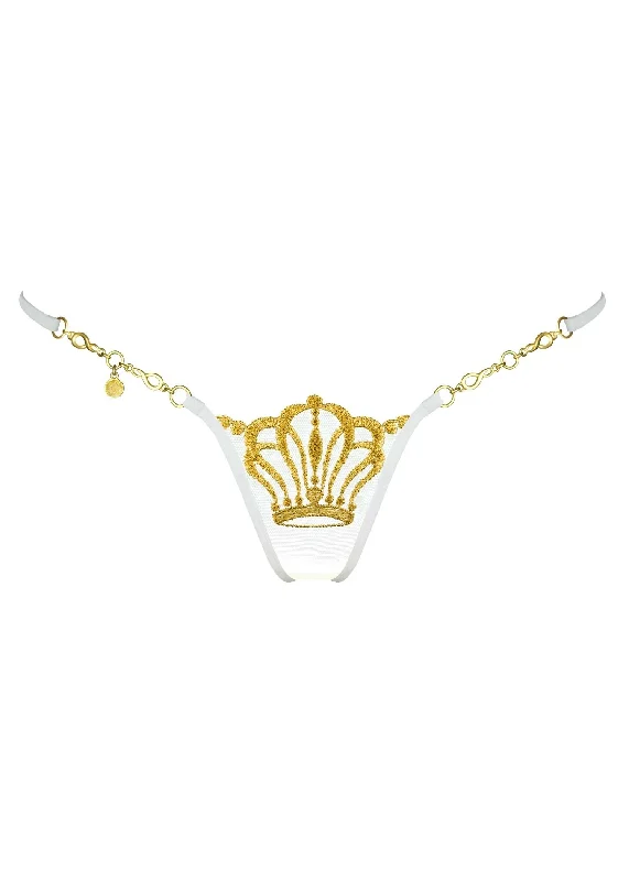 Queen of Love (Ivory) Luxury G-String