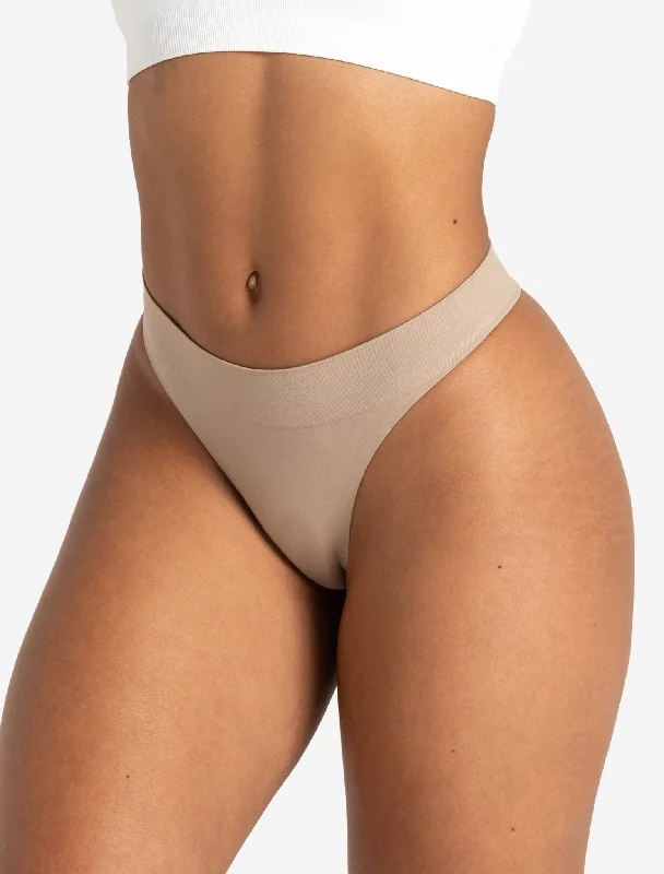 Seamless Thong - Sand