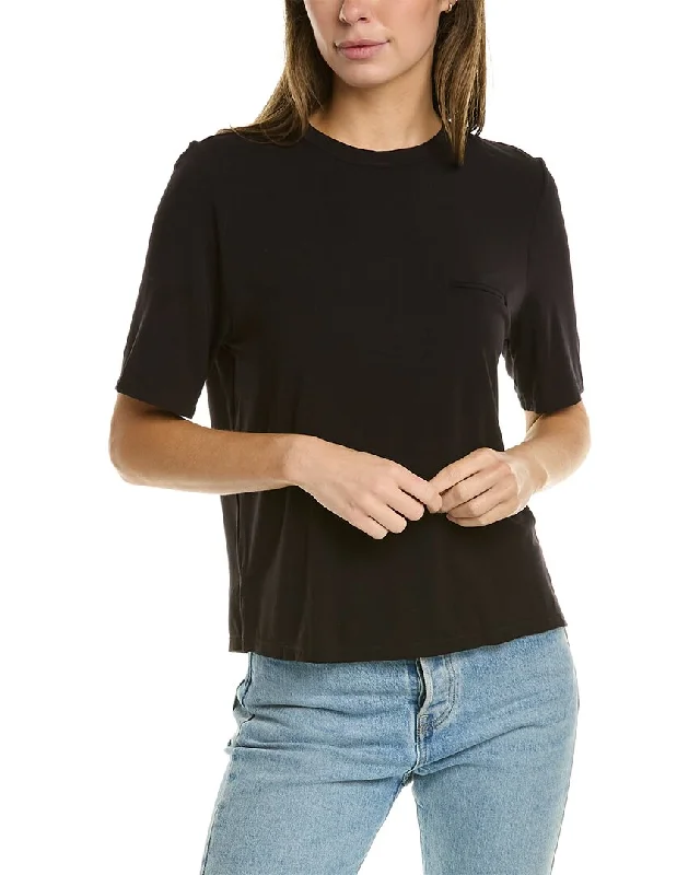 Comfortable and chic women's pajamas for lounging at home -Eberjey Finley The Patch Pocket Top Comfortable and chic women's pajamas for lounging at home -Eberjey Finley The Patch Pocket Top