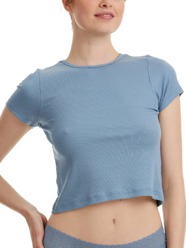 Women's stylish matching sleepwear set with pockets -ECORX BABYDOLL T-SHIRT
