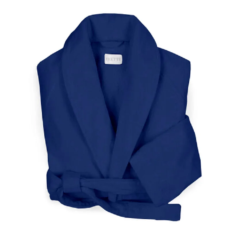 Women's elegant satin sleepwear set luxurious feel -Frette Velour Shawl Collar Robe
