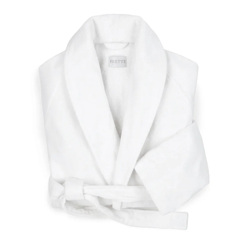 Who makes the softest women's pajamas?-Frette Velour Shawl Collar Robe