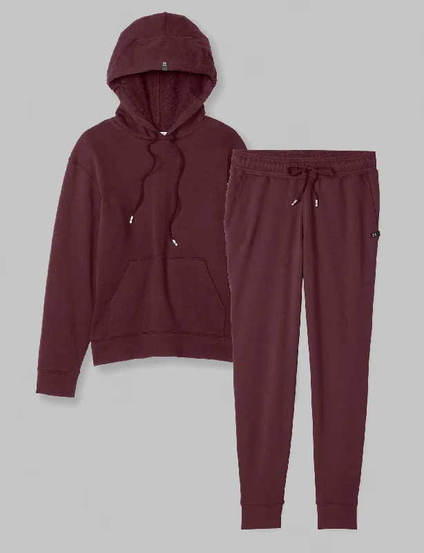 Women's soft cotton sleepwear that lasts long -Women's French Terry Hoodie & Jogger Set Women's soft cotton sleepwear that lasts long -Women's French Terry Hoodie & Jogger Set