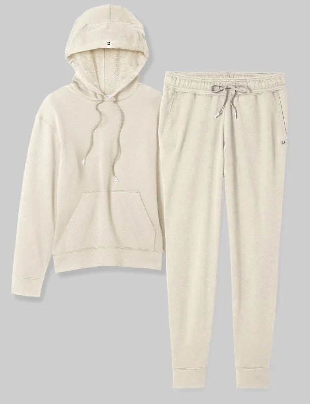 Women's high-quality sleepwear designed to last long -Women's French Terry Hoodie & Jogger Set Women's high-quality sleepwear designed to last long -Women's French Terry Hoodie & Jogger Set