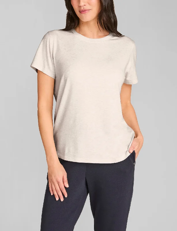 Affordable womens pajama sets under $30 -Women's Second Skin Crew Neck Tee