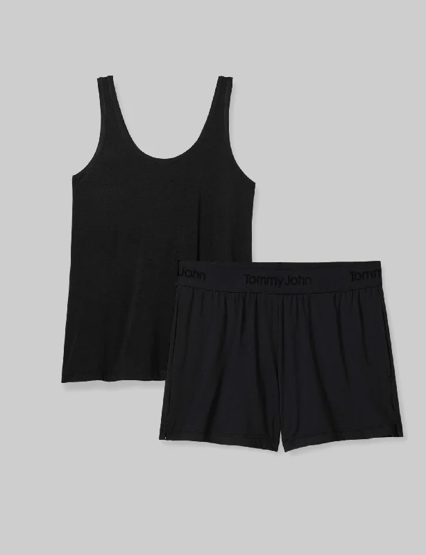 What are the best styles of women's pajamas to wear?-Women's Second Skin Sleep Tank & Short Set What are the best styles of women's pajamas to wear?-Women's Second Skin Sleep Tank & Short Set