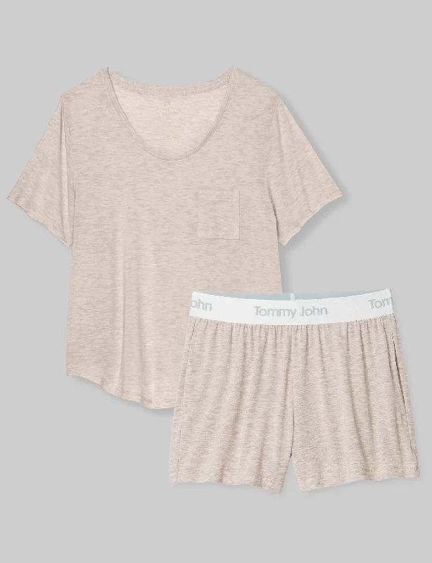 How do I care for my new women's pajamas properly?-Women's Second Skin Sleep Pocket Tee & Short Set How do I care for my new women's pajamas properly?-Women's Second Skin Sleep Pocket Tee & Short Set