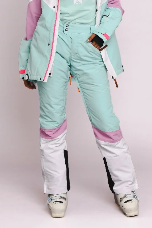 Womens robe sets with lace details -1080 Women's Ski & Snowboard Pant - Pastel Pink, White & Pastel Mint Womens robe sets with lace details -1080 Women's Ski & Snowboard Pant - Pastel Pink, White & Pastel Mint