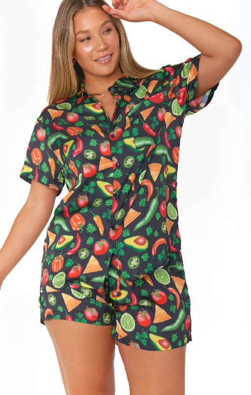 Womens robe sets that are absorbent -Almost Paradise PJ Set ~ Dreaming of Queso