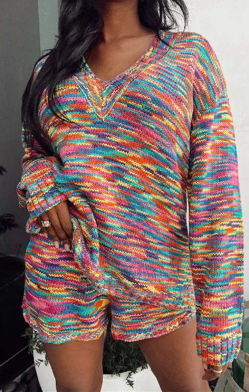 Can bath robes be personalized ?Boardwalk Shorts ~ Colorful Space Dye Knit