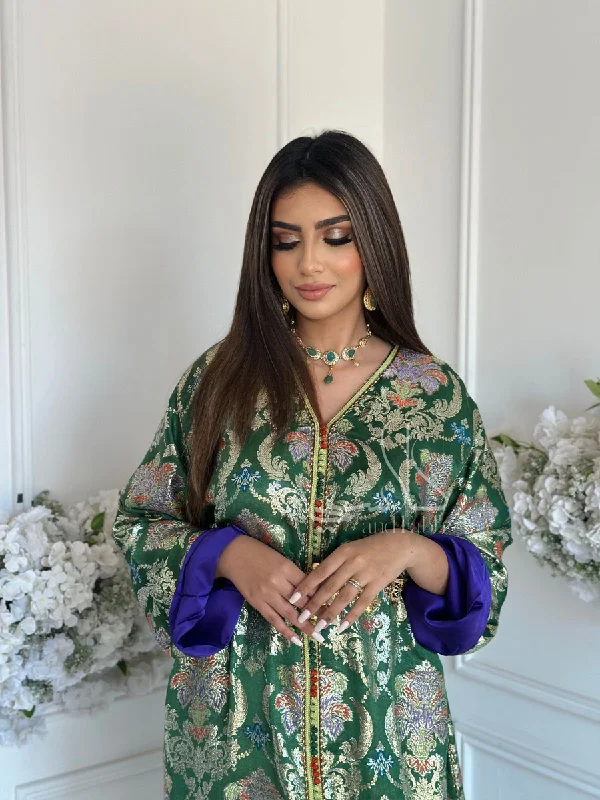 Womens floral print robe set spring fashionCaftan Chloe