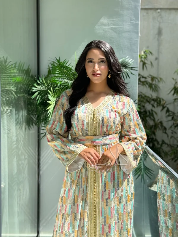 Womens robe sets that are lightweight -Caftan Tanirt