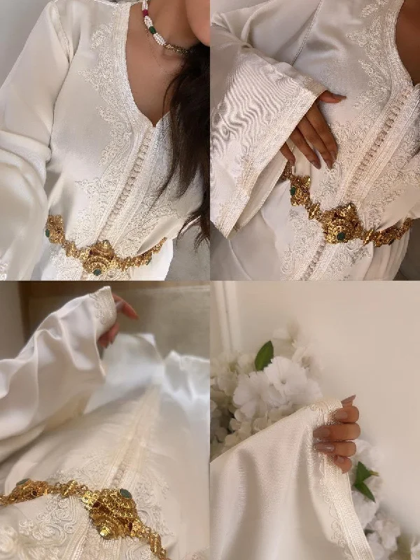 Womens fleece robe set soft warmCaftan Azaliya