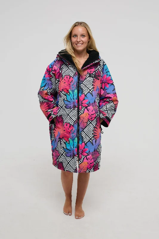 Women's robe sets cotton absorbent -B.I.G. P.O.P.P.A. Recycled Sherpa Lined Changing Robe - Women's Women's robe sets cotton absorbent -B.I.G. P.O.P.P.A. Recycled Sherpa Lined Changing Robe - Women's