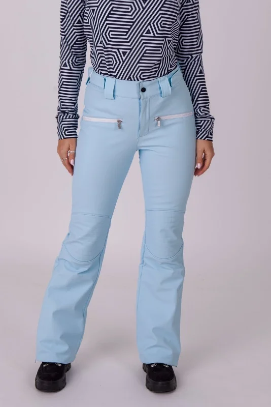 Women's bold colors robesChic Pants - Ice Blue
