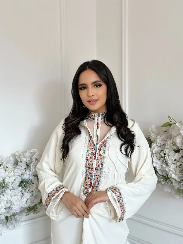 Womens preppy print robe set stylishJellaba Sadika