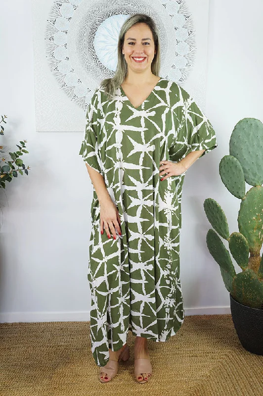 Womens cozy robe set winter warmth -Long Kaftan "Hampshire"