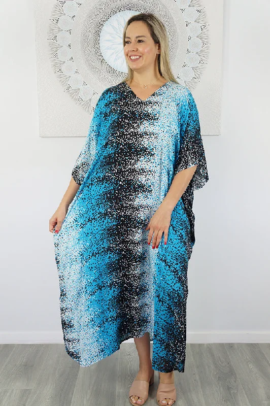 What's the perfect fit for a tall women's robes Sleepwear -Long Kaftan "Snow"