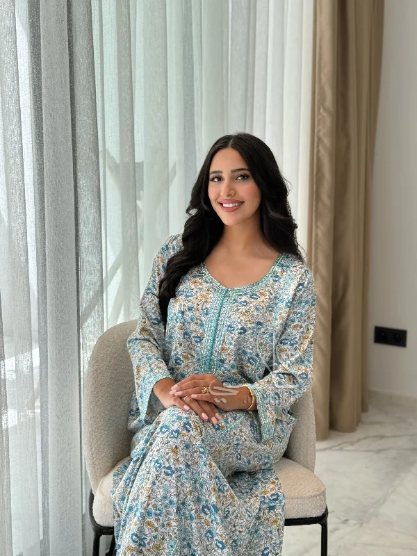 Womens cozy robe set winter warmth -Mukhawar Emma