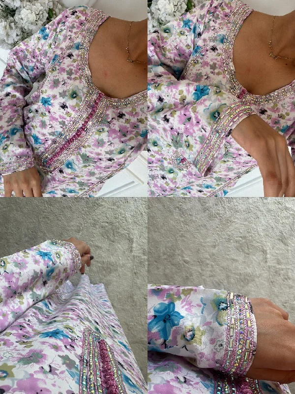 Womens ethically grown cotton robe set sustainableMukhawar Florence