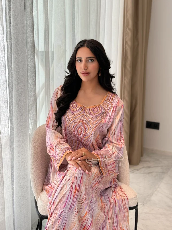Womens robe sets made in the USA -Mukhawar Zoey