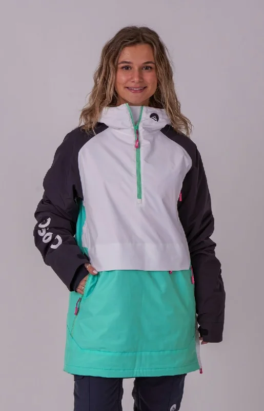 Womens robe sets with unique designs -OOSC Snow Park Overhead Mint