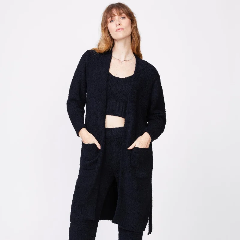 Womens robe sets that are comfortable -Plush Sweater Robe
