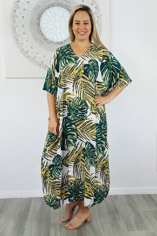 Womens robe sets that are absorbent -Premium Long Kaftan "Sabai"