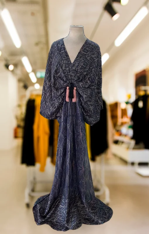 Womens long robe sets for petite sizes -Reya Kaftan