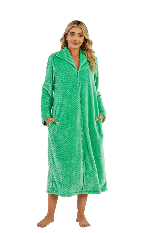 Are womens robe sets eco-friendly -RH Women's Soft Zip Up Front Long Dressing Fleece Robe Housecoat Lounge RHW2856 Are womens robe sets eco-friendly -RH Women's Soft Zip Up Front Long Dressing Fleece Robe Housecoat Lounge RHW2856