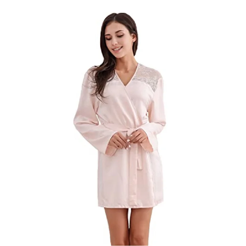 Womens bold colors robe set fashionableRichie House Sexy Gown Satin Plain Maxi Robe LongSleeve w/Belt Lingerie RHW2770 Womens bold colors robe set fashionableRichie House Sexy Gown Satin Plain Maxi Robe LongSleeve w/Belt Lingerie RHW2770