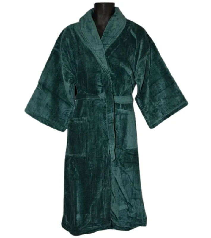 Womens hand designed print robe set artisticRoyal Comfort 48" Bath Robe Terry Velour Shawl Hunter Green Womens hand designed print robe set artisticRoyal Comfort 48" Bath Robe Terry Velour Shawl Hunter Green