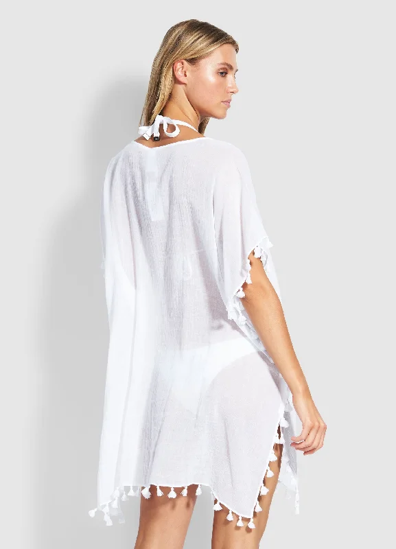Can bath robes be personalized ?Seafolly womens kaftans - white amnesia