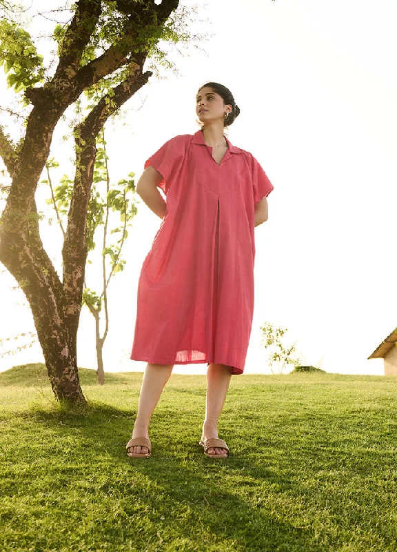 Womens fleece robe set soft warmSolid Redish Pinkchamomile