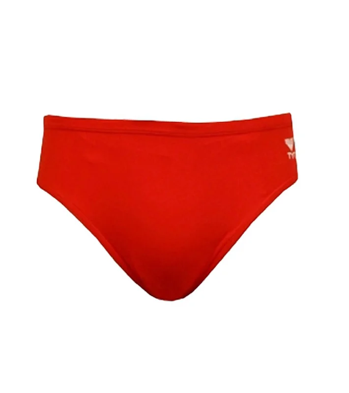 Womens robe sets that are organic -TYR Men's TYReco Solid Racer Brief Swimsuit Red