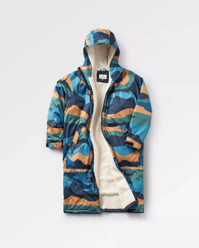 the most comfortable womens robe sets -Waves Recycled Sherpa Lined Changing Robe - Scenic Navy the most comfortable womens robe sets -Waves Recycled Sherpa Lined Changing Robe - Scenic Navy