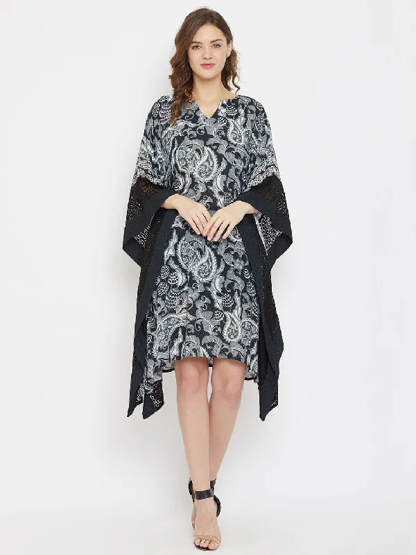 Womens maternity wear robe set comfortableWomen's Black Monochrome Paisley Kaftan - The Kaftan Company Womens maternity wear robe set comfortableWomen's Black Monochrome Paisley Kaftan - The Kaftan Company