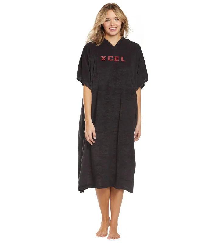 Womens embroidered robe set elegant style -Xcel Unisex Changing Poncho