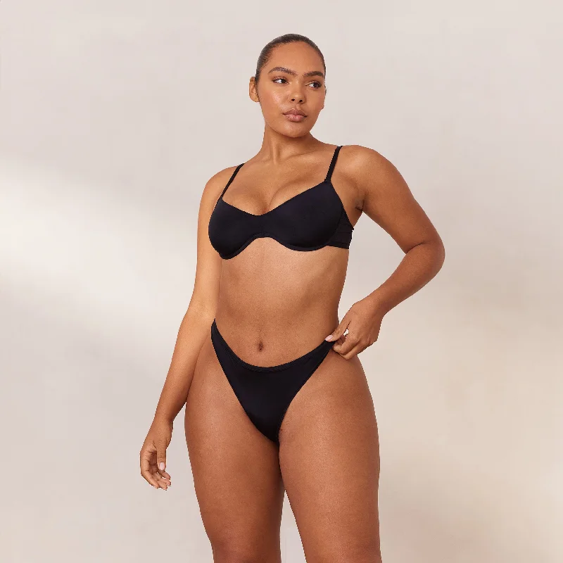 Deep V bras that are comfortable4Barely There Plunge Bra - Black
