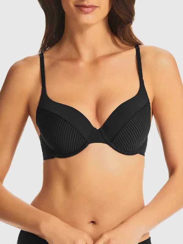 Deep V bras with a plunging neckline4Embrace T Shirt Bra