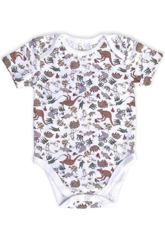 Womens corset boning types -100% Organic Cotton Short Sleeve Baby Bodysuit - Native Aussie Animals Womens corset boning types -100% Organic Cotton Short Sleeve Baby Bodysuit - Native Aussie Animals