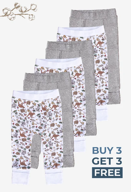 Womens corset for back support -Comfy Baby Pants - 100% Organic Cotton - 6 Pack